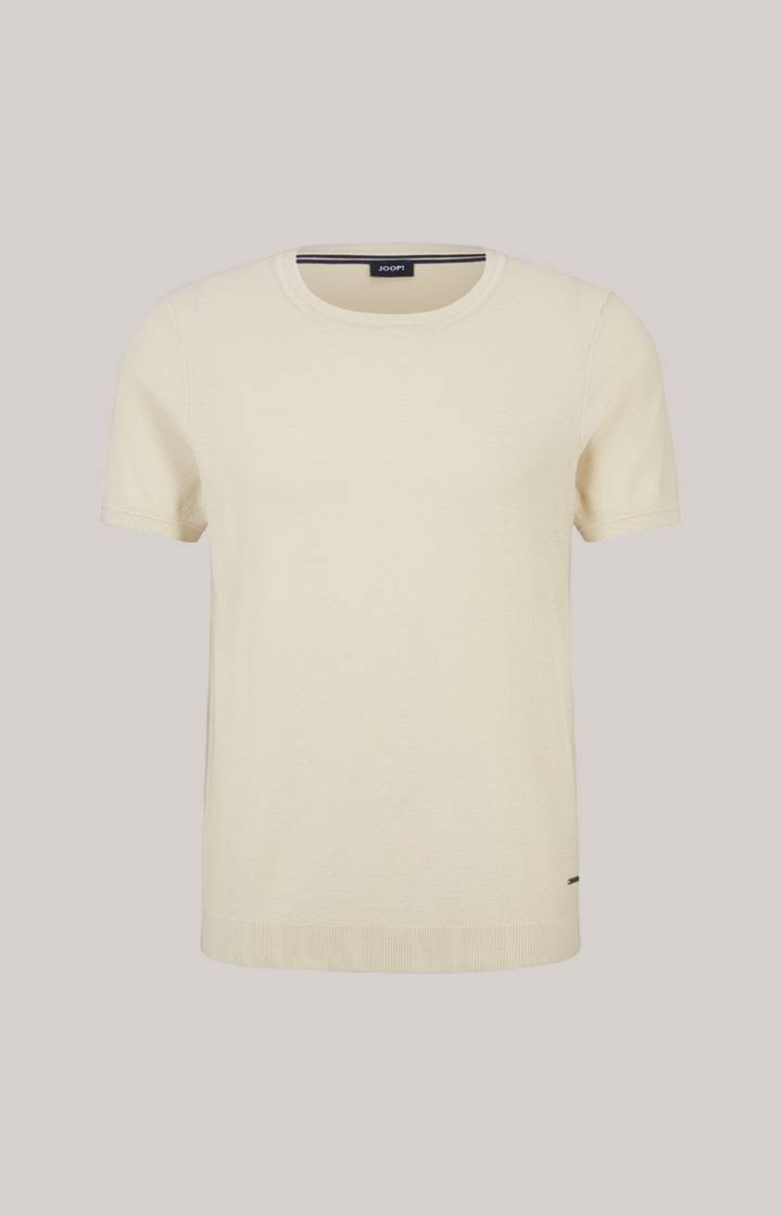 Joop Strick-Shirt Valdrio in Natural Neueste Stile