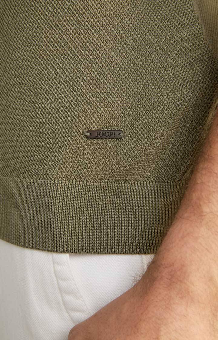 Joop Strick-Shirt Valdrio in Oliv Letzter Tag