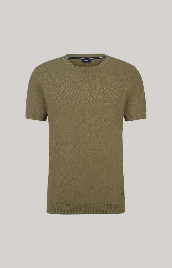 Joop Strick-Shirt Valdrio in Oliv Letzter Tag