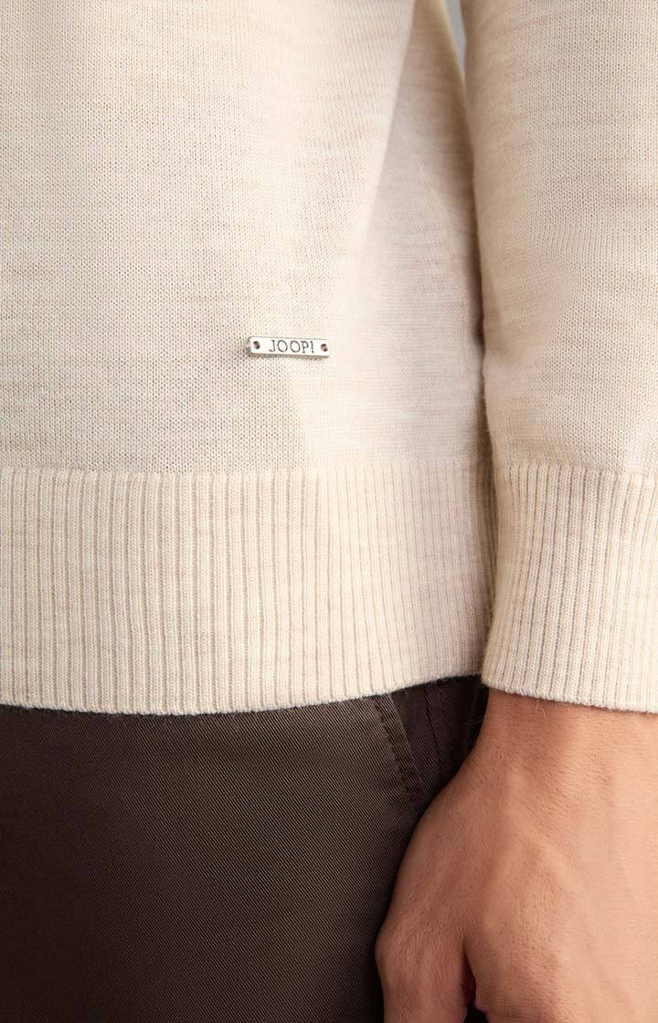 Joop Merinowoll-Pullover Denny in Hellbeige Nur für heute