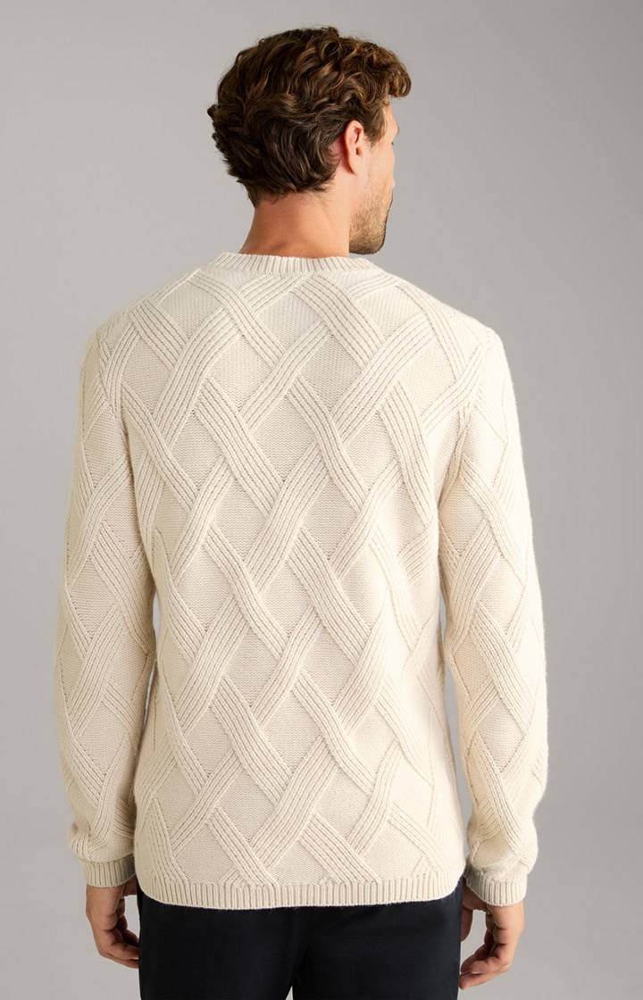 Joop Cashmere-Mix-Pullover Diamondo in Beige Discount Store für neue Produkte