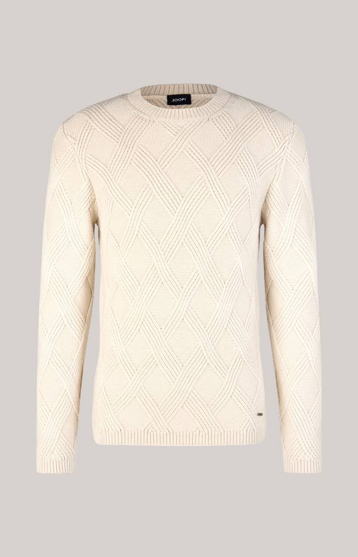 Joop Cashmere-Mix-Pullover Diamondo in Beige Discount Store für neue Produkte