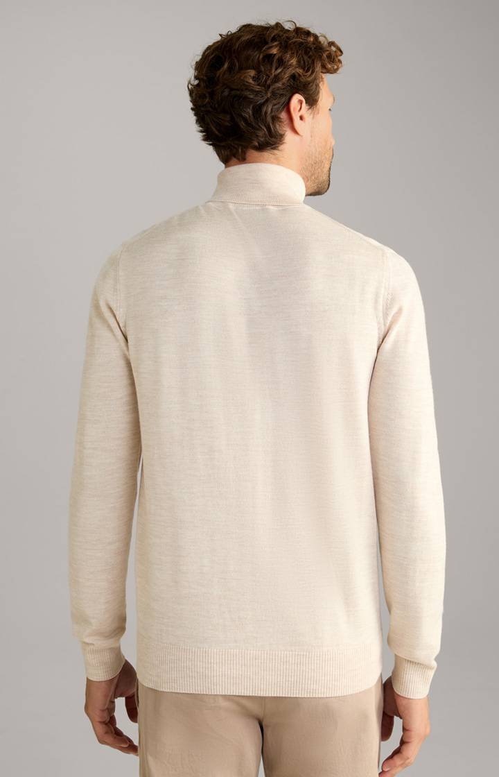 Joop Merinowoll-Pullover Donte in Hellbeige Nur noch ein Tag übrig