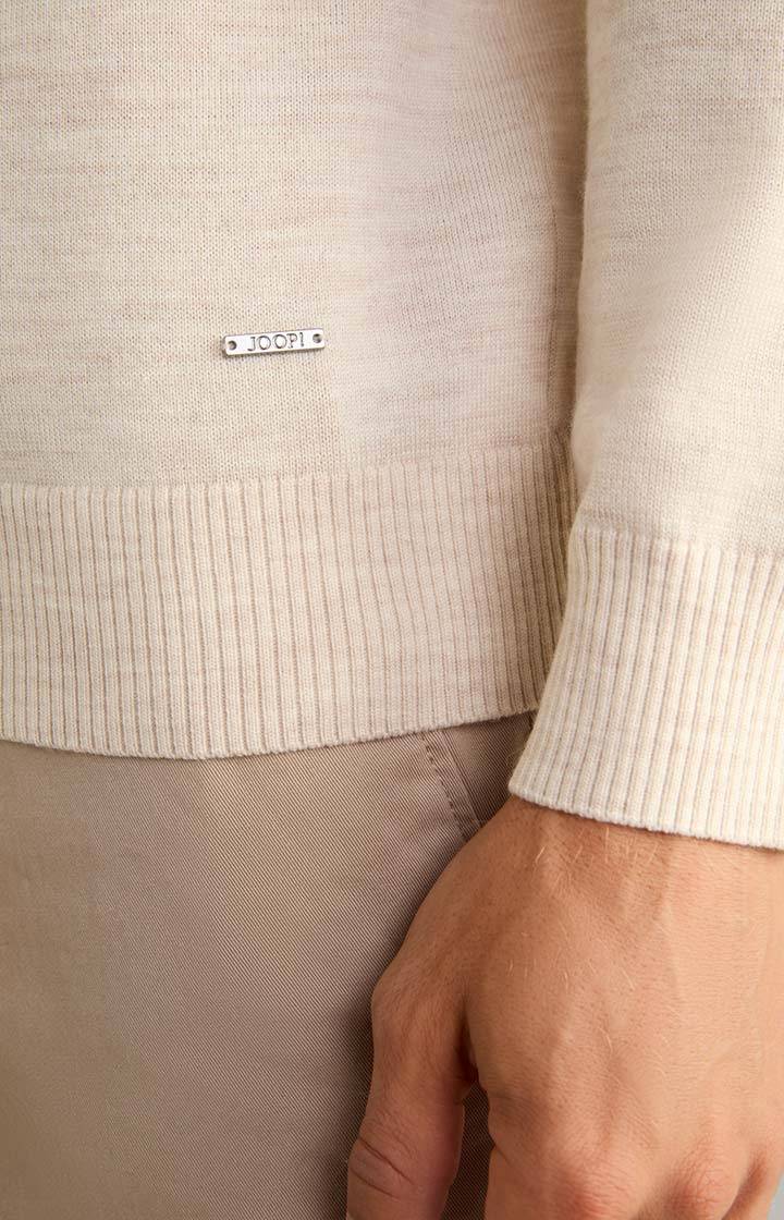 Joop Merinowoll-Pullover Donte in Hellbeige Nur noch ein Tag übrig