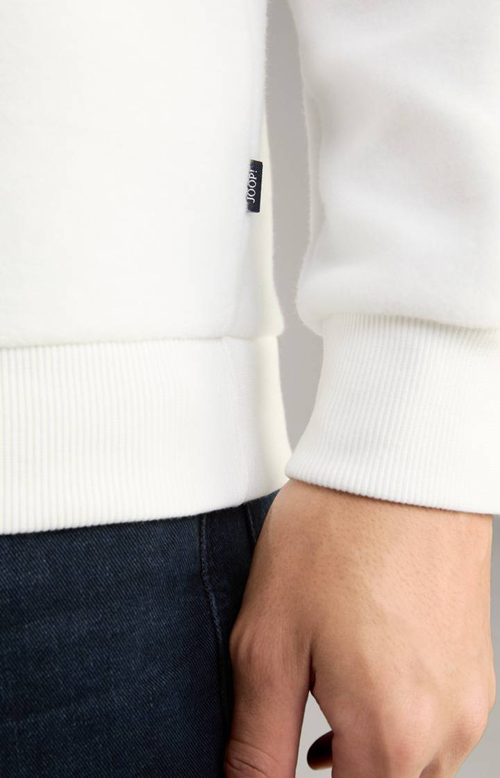 Joop Fleece-Sweatshirt Amadeo in Offwhite Black Friday Preise