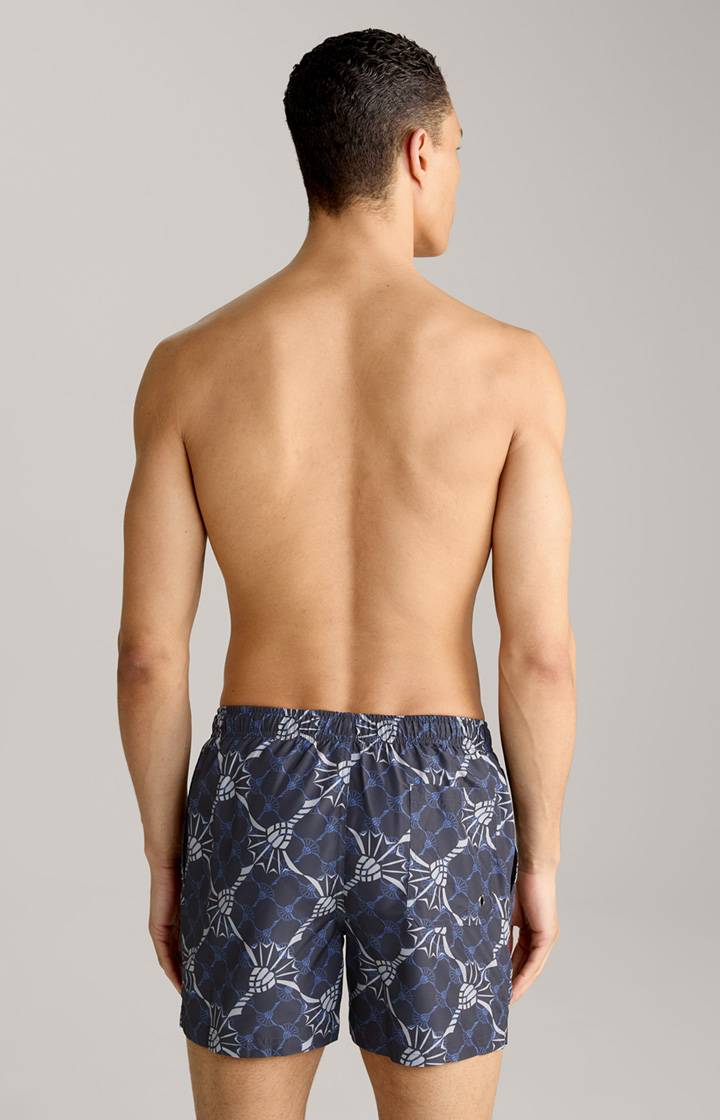 Joop Cornflower-Badeshorts Babados in Navy/Azur/Hellgrau Kostenloser Versand
