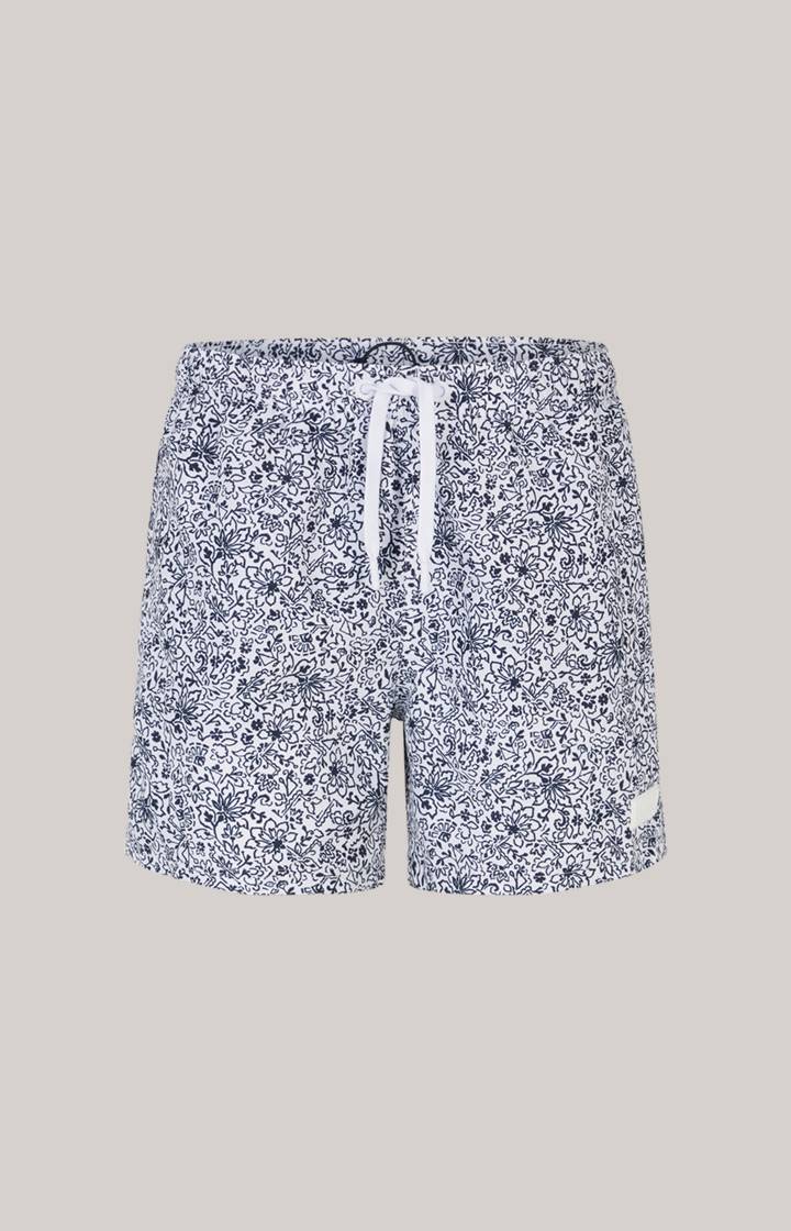 Joop Badeshorts Palolem Beach in Weiß/Blau gemustert Osterangebot