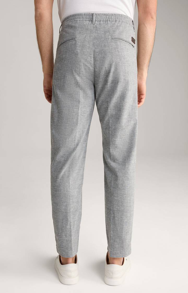 Joop Leinenmix-Chino Lead in Hellgrau meliert Sonderangebot der Fabrik