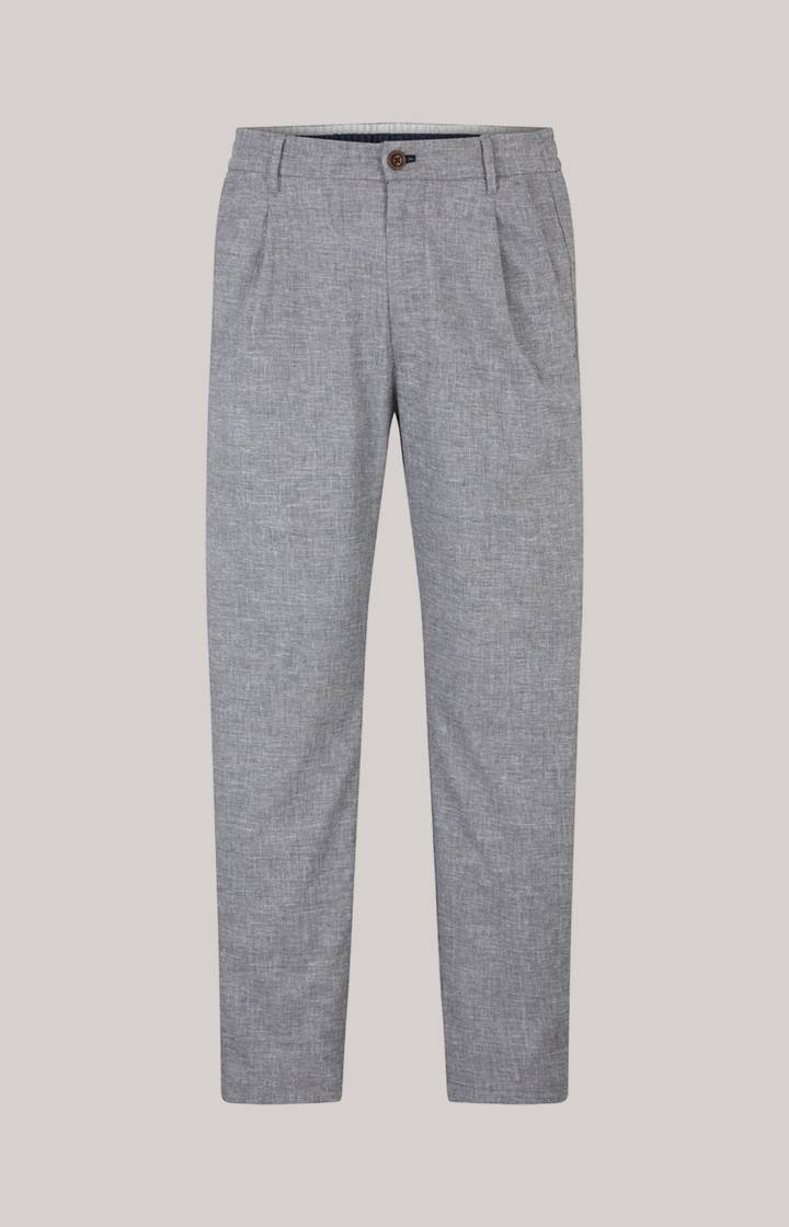 Joop Leinenmix-Chino Lead in Hellgrau meliert Sonderangebot der Fabrik