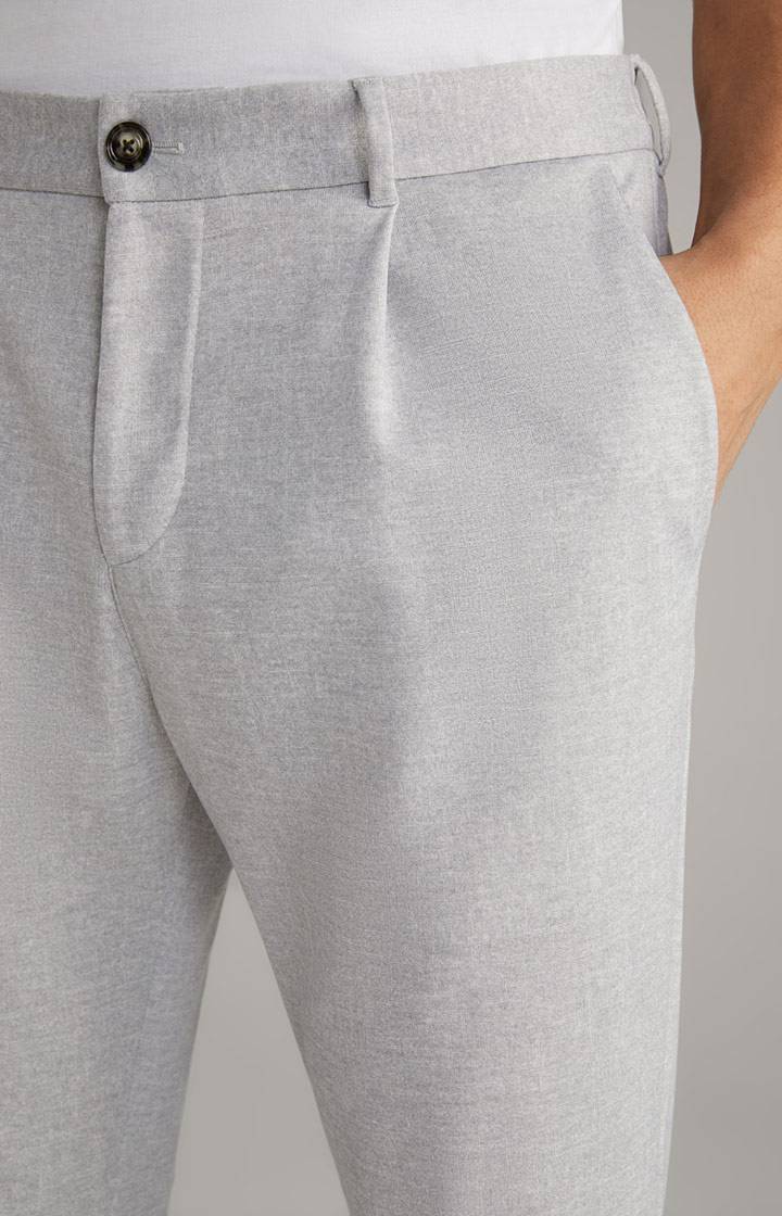 Joop Baukasten-Hose Lester in Hellgrau meliert Riesige Rabatte