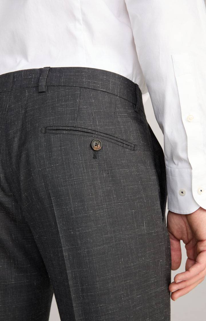 Joop Leinenmix Baukasten-Hose Blayr in Anthrazit meliert 2025