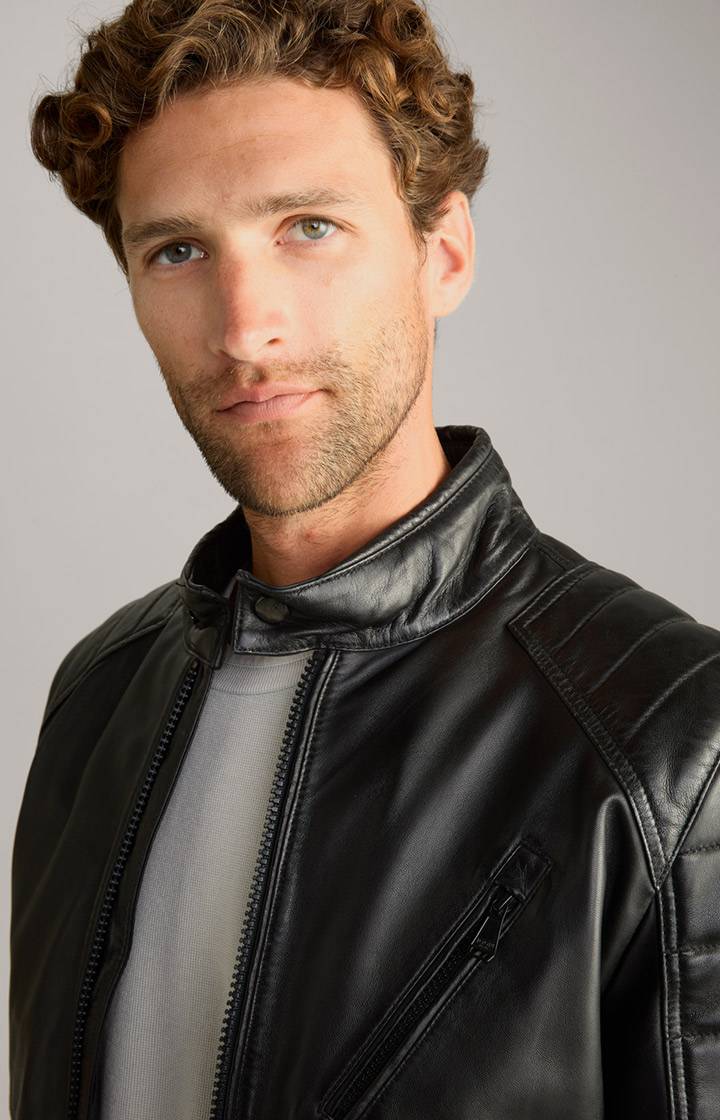 Joop Lederjacke Lima in Schwarz Schlussverkauf