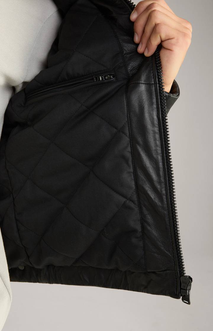 Joop Lederjacke Lima in Schwarz Schlussverkauf