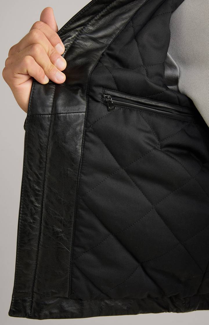 Joop Lederjacke Lima in Schwarz Schlussverkauf