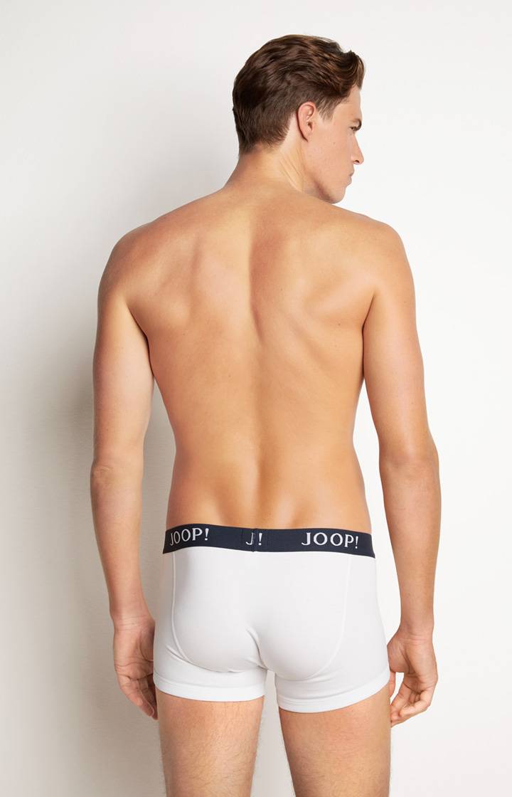 Joop 3er-Pack Fine Cotton Stretch Boxer in Dunkelblau/Weiß Weihnachtsangebot