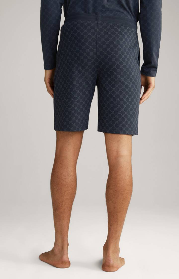 Joop Loungewear Shorts in Navy gemustert Muttertagsangebot