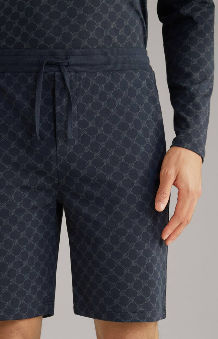 Joop Loungewear Shorts in Navy gemustert Muttertagsangebot