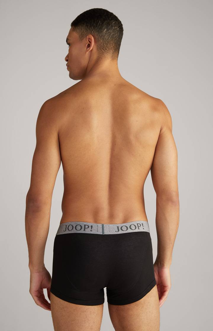 Joop 3er-Pack Fine Cotton Stretch Boxer in Schwarz/Dunkelgrau meliert Zeitlich begrenztes Angebot