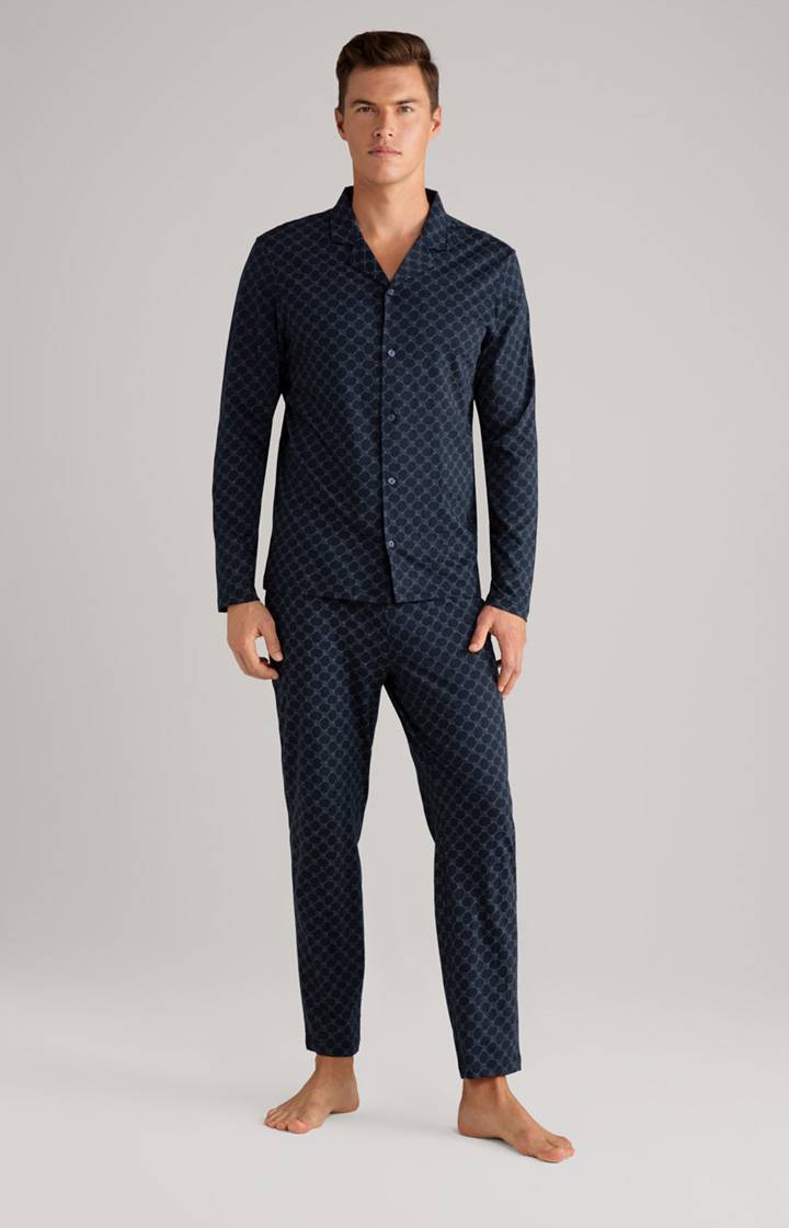 Joop Cornflower Baumwoll-Pyjama in Dunkelblau Sonderangebote