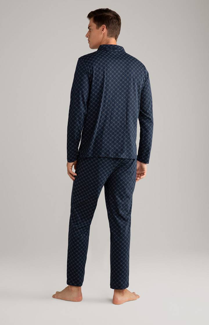 Joop Cornflower Baumwoll-Pyjama in Dunkelblau Sonderangebote