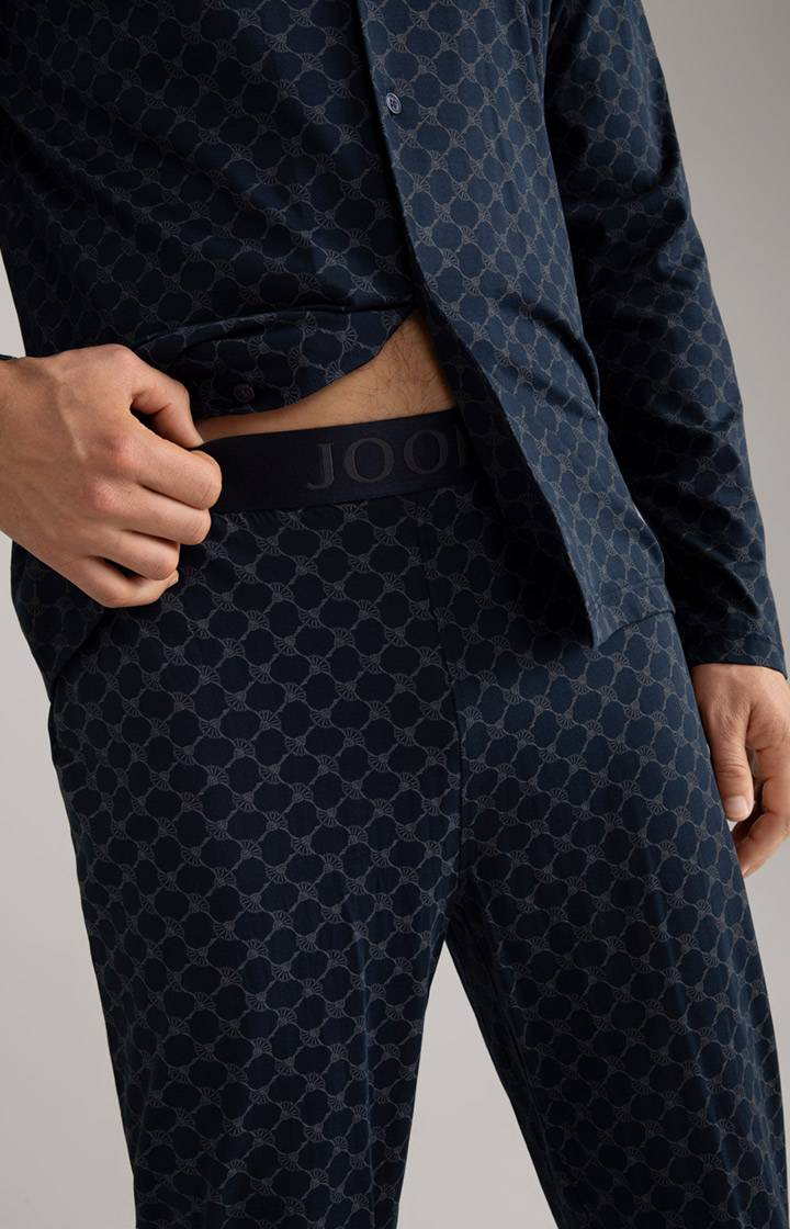 Joop Cornflower Baumwoll-Pyjama in Dunkelblau Sonderangebote