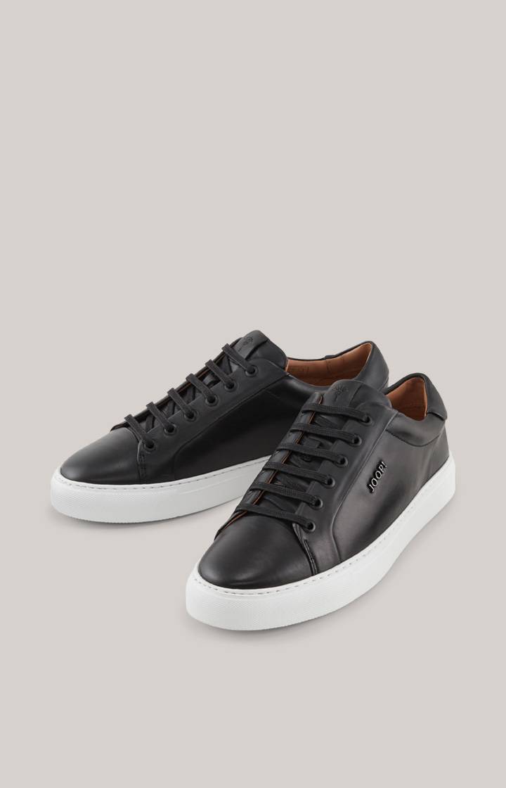 Joop Leder-Sneaker Tinta Coralie in Schwarz Kostenloser Versand international