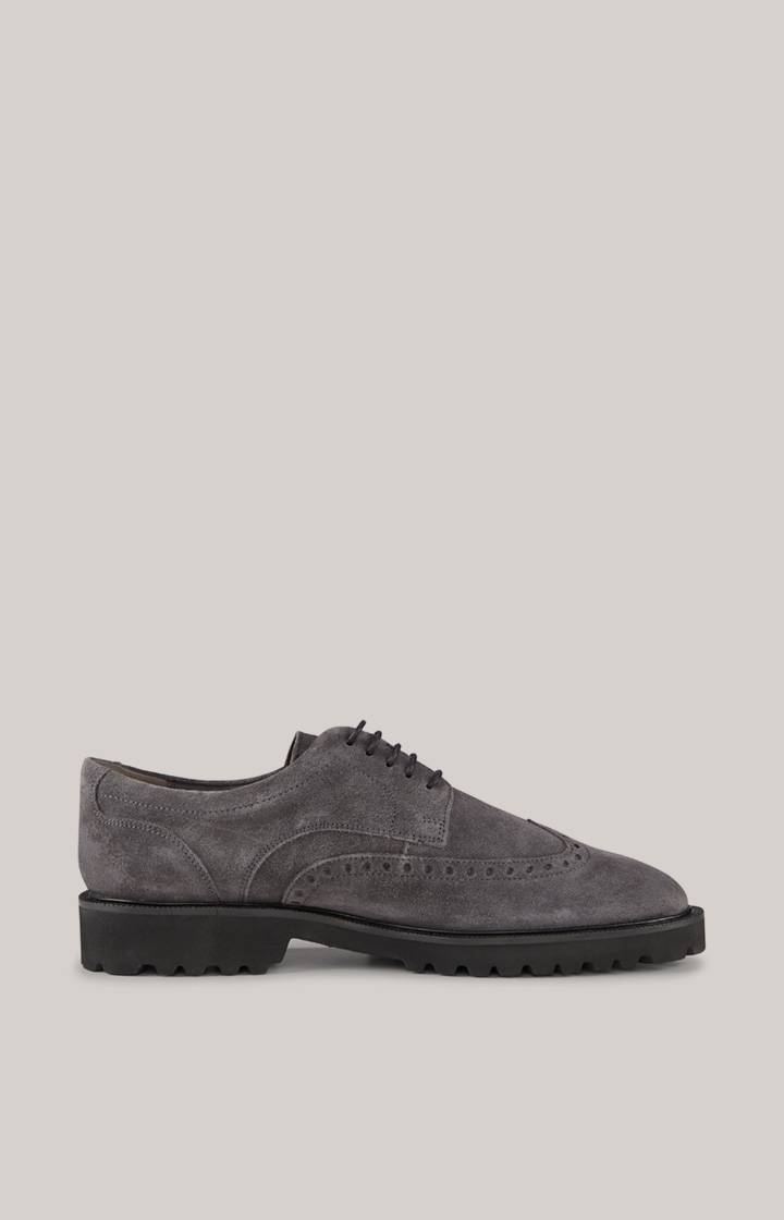 Joop Brogue Lace-up Velluto New Danilo in Dunkelgrau Heißer Verkauf