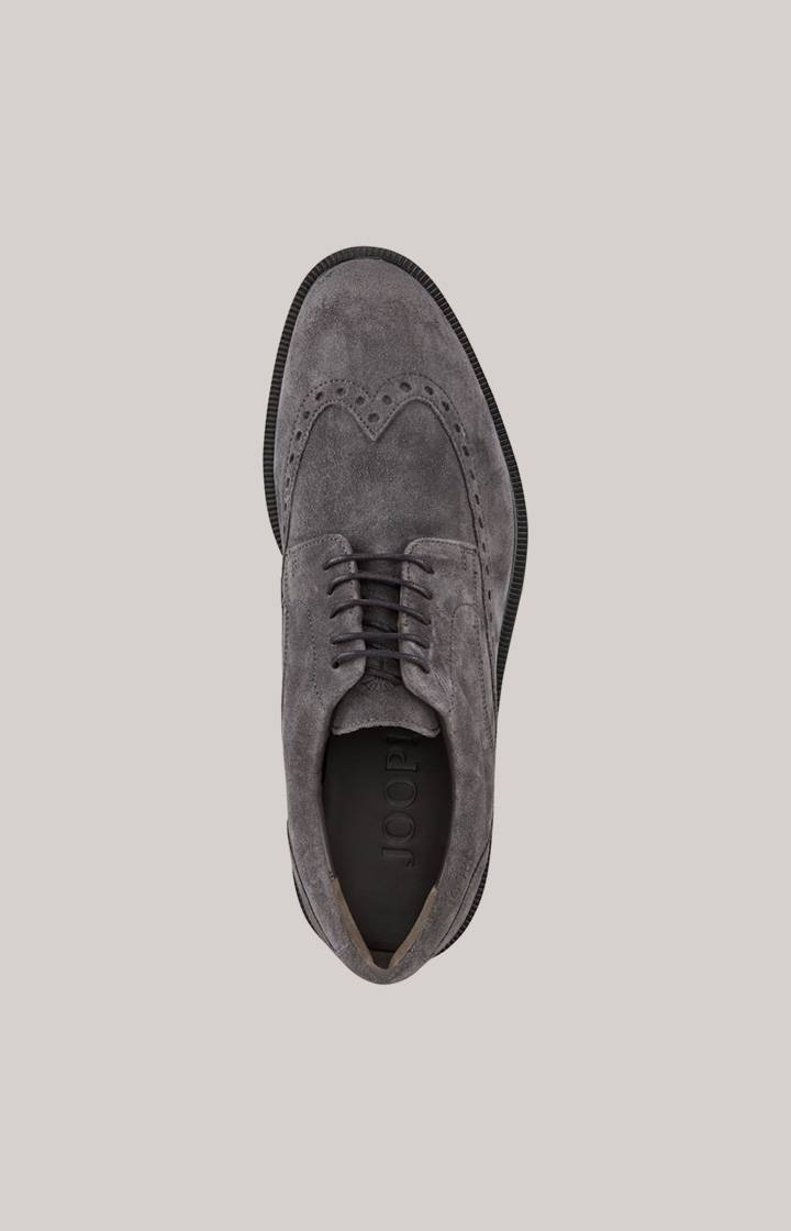 Joop Brogue Lace-up Velluto New Danilo in Dunkelgrau Heißer Verkauf
