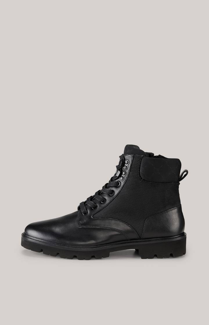 Joop Boots Hektor Tela Stampa in Schwarz Räumungsverkauf
