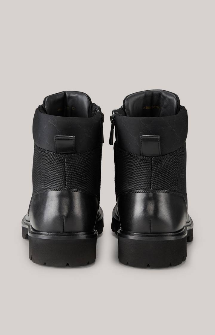Joop Boots Hektor Tela Stampa in Schwarz Räumungsverkauf