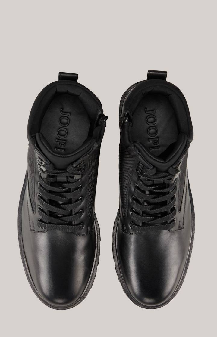 Joop Boots Hektor Tela Stampa in Schwarz Räumungsverkauf