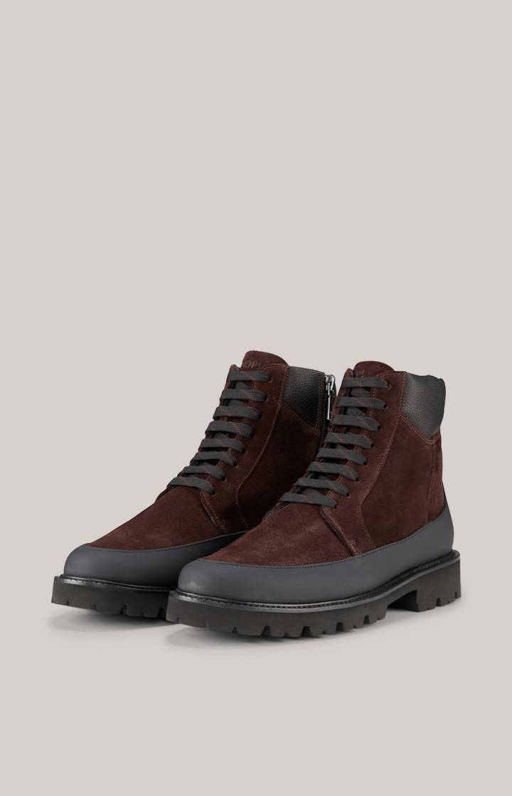 Joop Boots Hektor Velluto Misto in Dunkelbraun Kauf eins, bekomm eins gratis