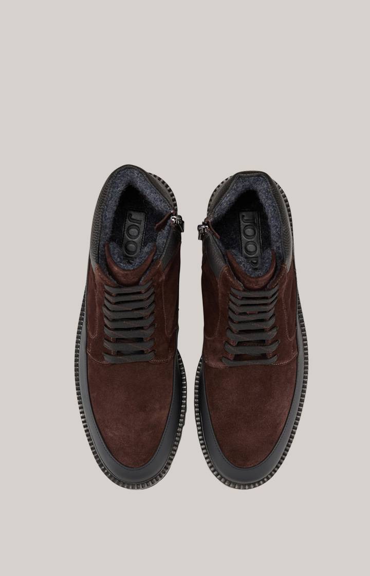 Joop Boots Hektor Velluto Misto in Dunkelbraun Kauf eins, bekomm eins gratis