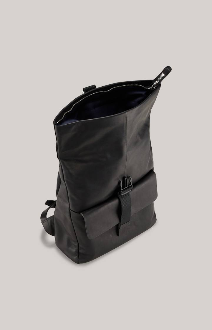 Joop Leder-Rucksack Loreto Rico in Schwarz Letzter Tag
