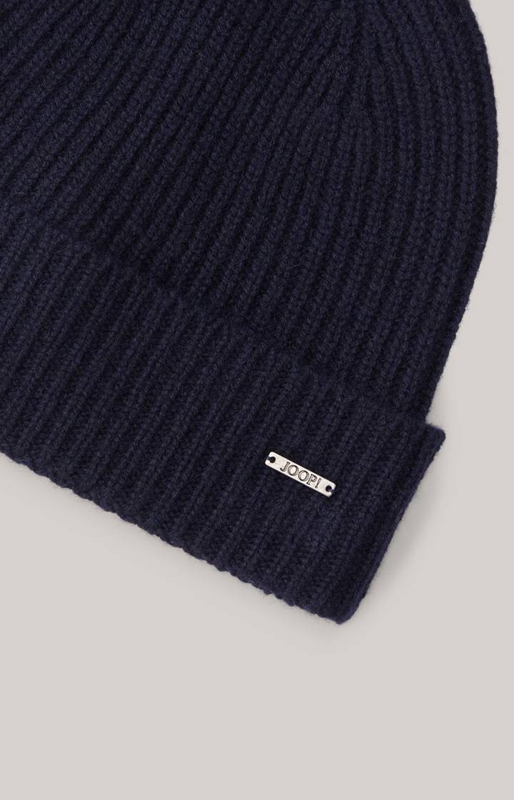 Joop Cashmere-Mütze Fenol in Navy Online Outlet