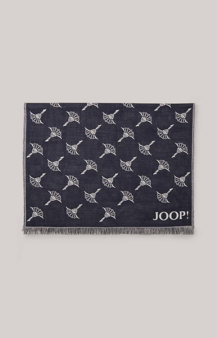 Joop Cornflower-Schal Feris in Dunkelblau Zeitlich begrenztes Angebot