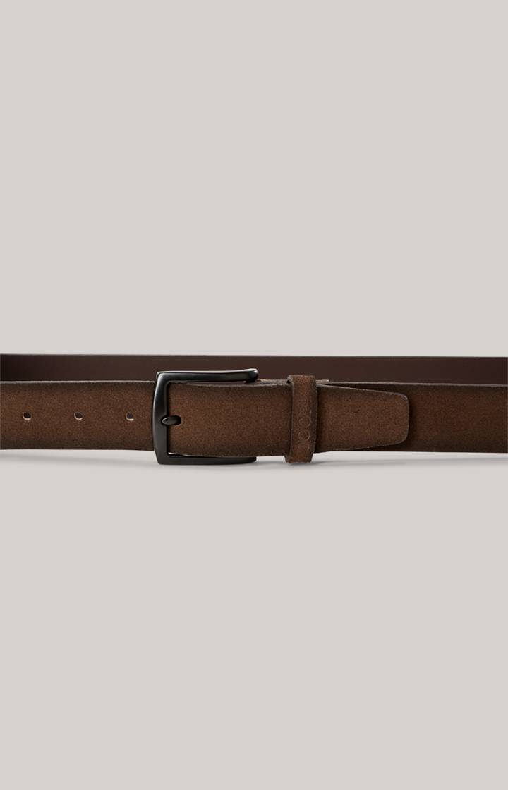 Joop Veloursledergürtel in Braun Sonderangebot der Fabrik