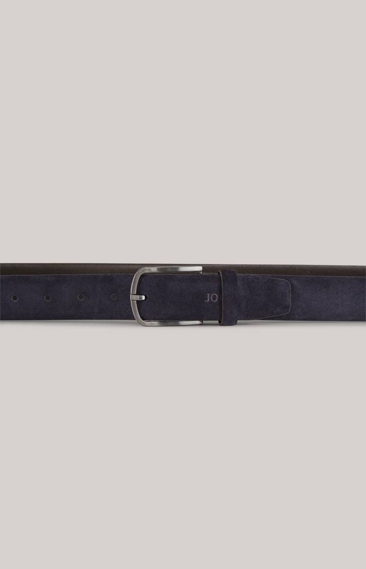 Joop Ledergürtel in Schwarz/Blau Kostenloser Versand international