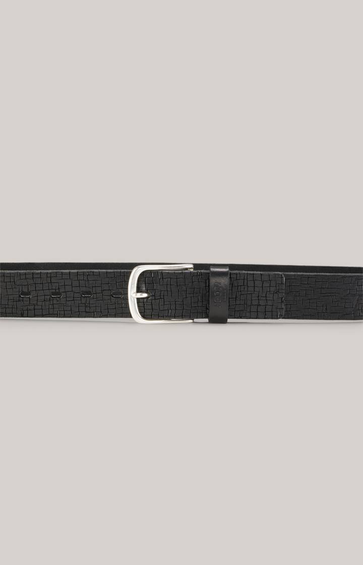 Joop Ledergürtel in Schwarz strukturiert Sonderangebot