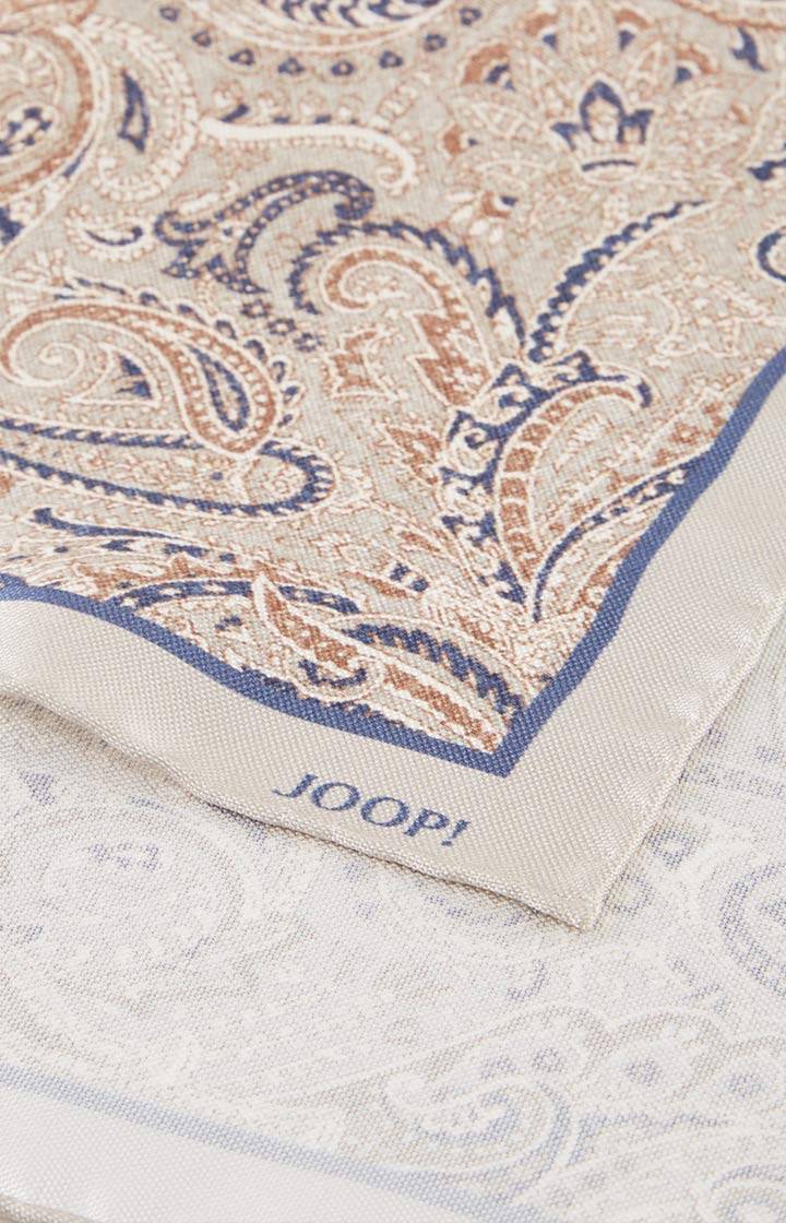 Joop Seiden-Einstecktuch in Beige/Navy Muttertagsangebot