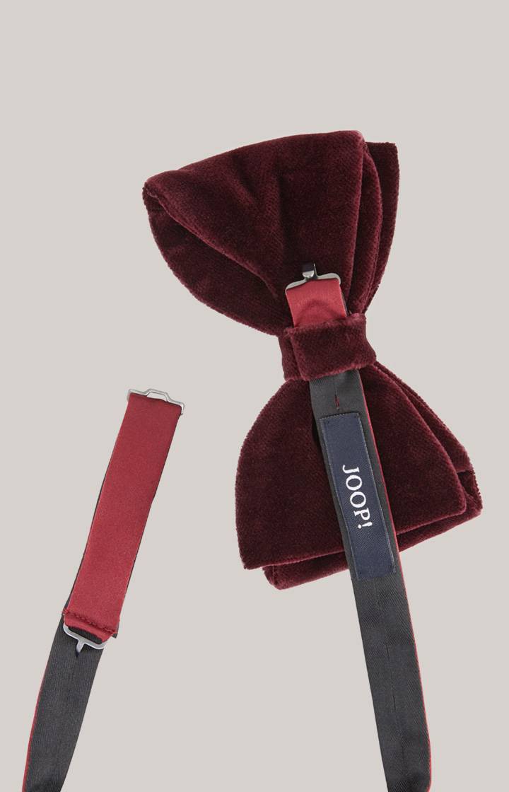 Joop Samt-Fliege in Dunkelrot Top Angebot