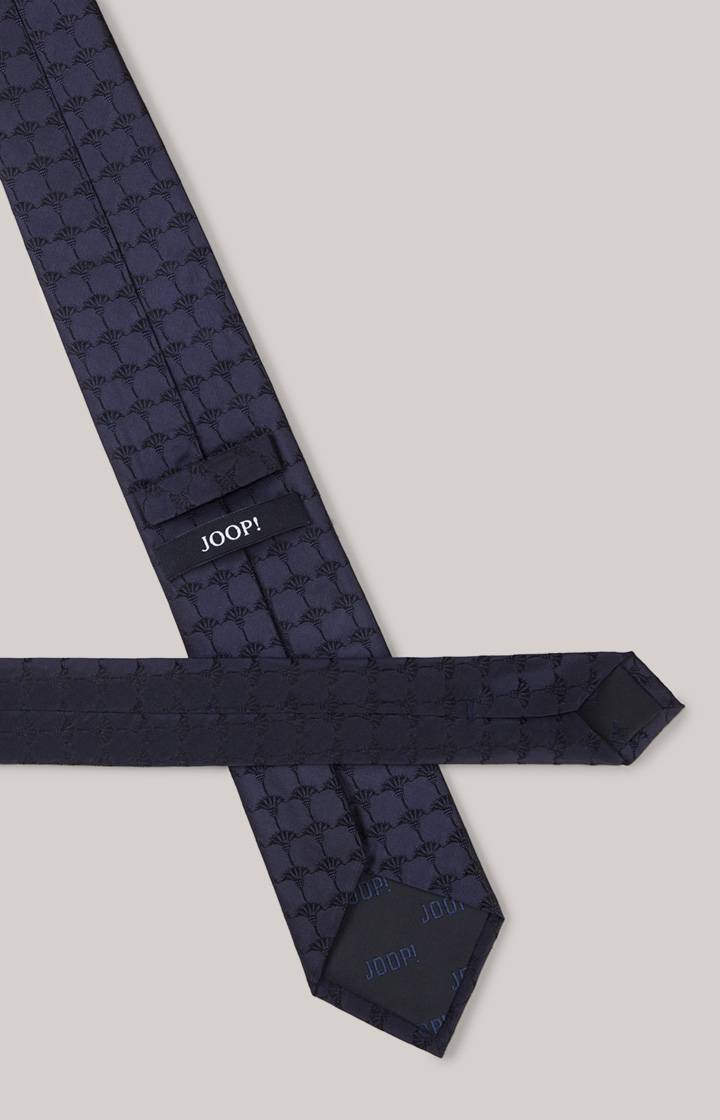 Joop Cornflower Seiden-Krawatte in Navy gemustert Große Rabatte