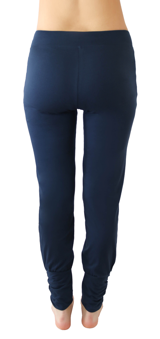 Leela Cotton 4415NV | Damen Yogahose stretch - Navy Große Rabatte
