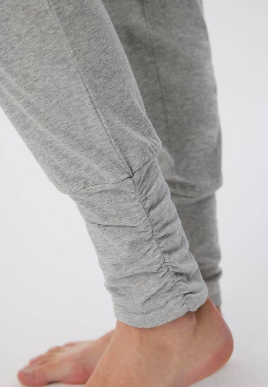Leela Cotton 4415G | Damen Yogahose stretch - Hellgrau Neuheiten