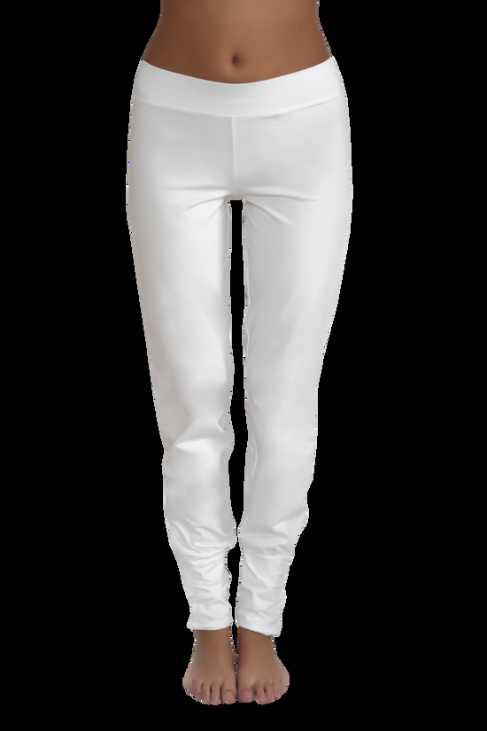 Leela Cotton 4415W | Damen Yogahose stretch - Naturweiss Saisonale Angebote