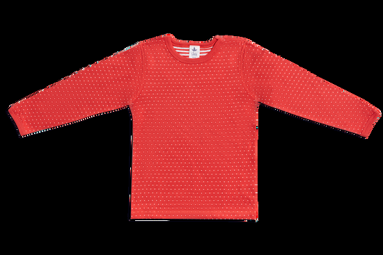 Leela Cotton 2650RW | Baby Wendelangarmshirt - Hibiskus-Naturweiss Wochenangebot