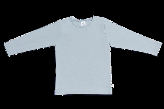Leela Cotton 2063 | Baby Basic Langarmshirt - Hellgrau Neueste Stile