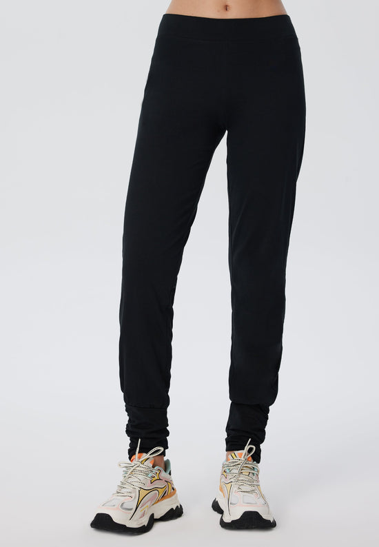 Leela Cotton 4415S | Damen Yogahose stretch - Schwarz Clearance-Verkauf