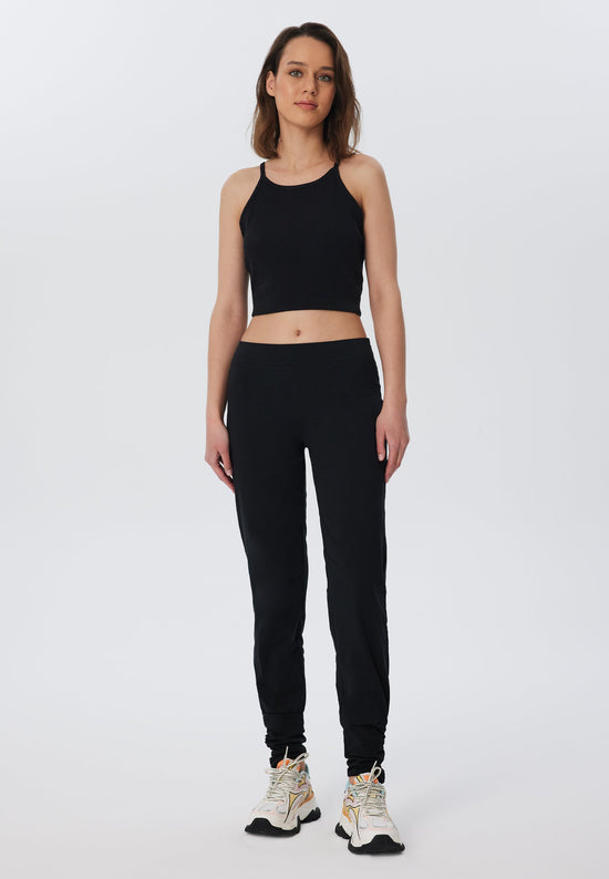 Leela Cotton 4415S | Damen Yogahose stretch - Schwarz Clearance-Verkauf