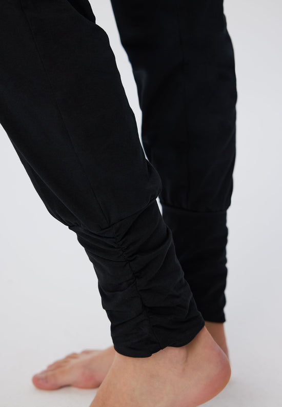 Leela Cotton 4415S | Damen Yogahose stretch - Schwarz Clearance-Verkauf